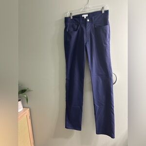 Peter Millar navy golf pants slim fit athletic pants 30/34
